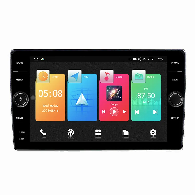 4G + 64G 2 Din Carplay Автомобильный мультимедийный плеер для Toyota Yaris 2007 Радио Fascia Автомобильное радио 2005-2012 Android GPS-навигатор