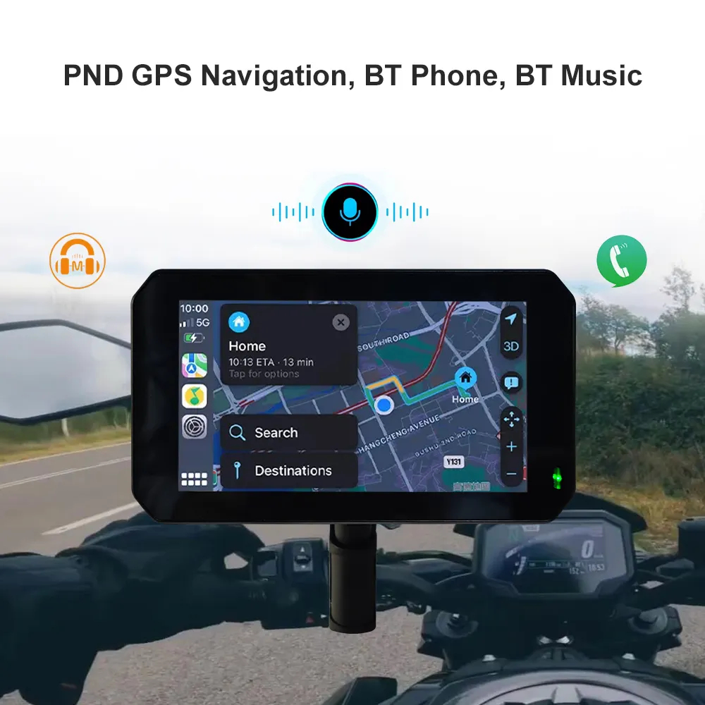 Лидер продаж мотоциклетный GPS-навигатор 5,5 дюйма Bluetooth Hands-Free мотоциклетное Android-устройство GPS-слежения